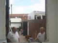 French Door Brickout 2 Weatherproof Windows - French Door Brickout 2