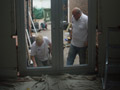 French Door Brickout 4 Weatherproof Windows - French Door Brickout 4