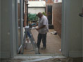 French Door Brickout 6 Weatherproof Windows - French Door Brickout 6