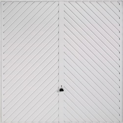 Garage Door - Cheveron - Steel Garage Door